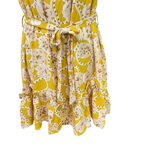 Entro Savvy & Fabulous Yellow Floral Dress New size L - Picture 7 of 14